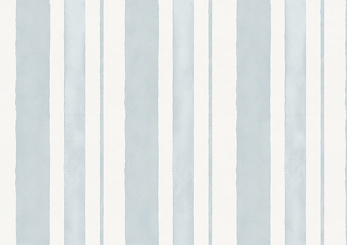 Shabby Chic by Rachel Ashwell Watercolour Stripe, Pale Blue - Twist&Fit Roman Blind - Image 7